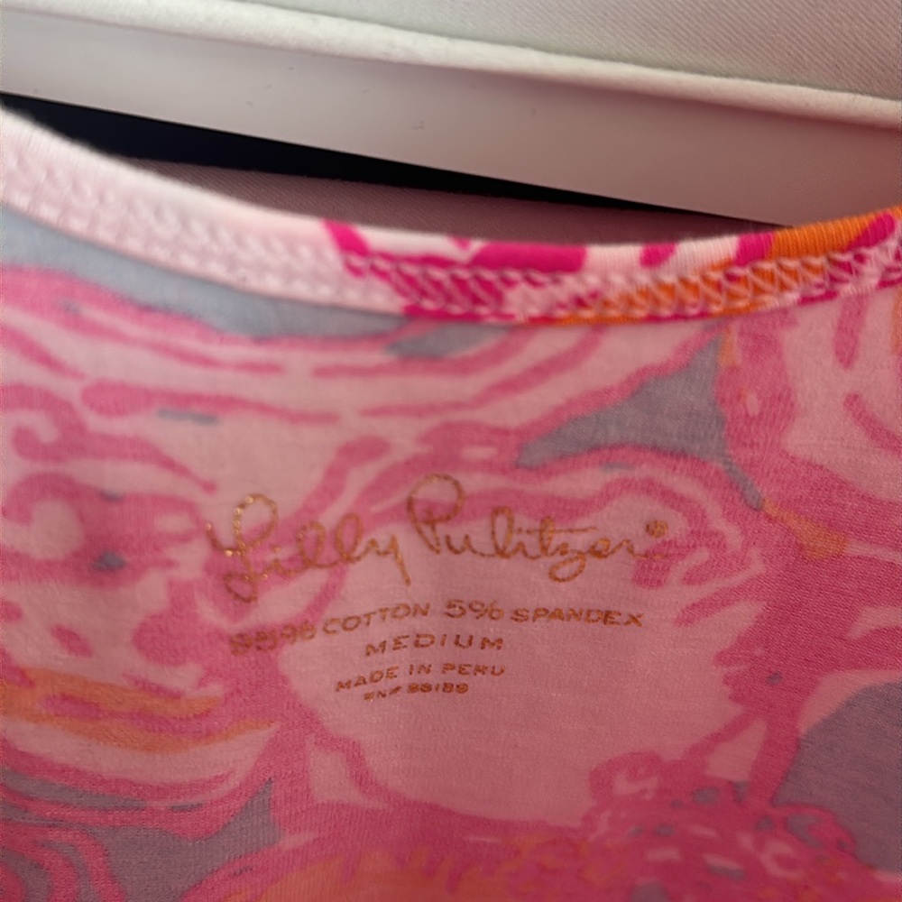 New! Lily Pulitzer vibrant tank top M - Picture 3 of 3